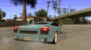 Lamborghini Gallardo for GTA San Andreas miniature 4
