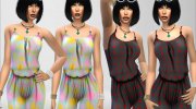 Short JumpSuit para Sims 4 miniatura 2
