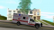 Ford F350 Super Duty Chicago Fire Department EMS for GTA San Andreas miniature 5