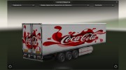 Coca-Cola and Fruits Trailers para Euro Truck Simulator 2 miniatura 1