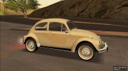 Volkswagen Beetle (Fuscao) 1500 1971 para GTA San Andreas miniatura 3