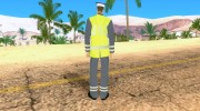 Policeman from Alone in the Dark 5 для GTA San Andreas миниатюра 3
