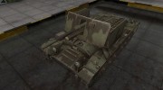 Пустынный скин для Valentine AT для World Of Tanks миниатюра 1