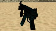 MP5K Black Blue Abstract for GTA San Andreas miniature 4