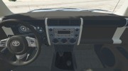 Toyota FJ Cruiser для GTA 5 миниатюра 9