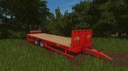 Herbst 24FT Flat Bed Trailer for Farming Simulator 2017 miniature 1