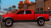 Dodge Ram Rebel 2017 для GTA San Andreas миниатюра 2
