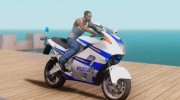 Croatian Police Bike для GTA San Andreas миниатюра 1