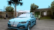 BMW 3 Series F30 2012 для GTA San Andreas миниатюра 1