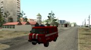 УАЗ 3309 Буханка Пожарный Штаб para GTA San Andreas miniatura 6