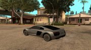 AUDI R8 V10 PLUS COUPE (SA STYLE) для GTA San Andreas миниатюра 3
