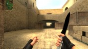 Black Camo Knife para Counter-Strike Source miniatura 2