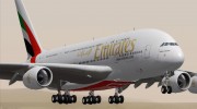 Airbus A380-800 Emirates (A6-EDH) for GTA San Andreas miniature 1