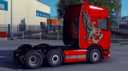 GRIFFIN V8 Metalic Multicolor для Scania SCS для Euro Truck Simulator 2 миниатюра 2