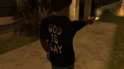 God Is Gay T-Shirt for GTA San Andreas miniature 3