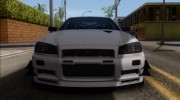 Nissan Skyline R-34 для GTA San Andreas миниатюра 7