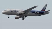 Airbus A320-200 LAN Airlines - 80 Years Anniversary (CC-CQN) для GTA San Andreas миниатюра 12