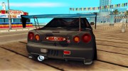 Nissan Skyline GT-R para GTA San Andreas miniatura 3