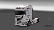 FedEx для Scania S580 for Euro Truck Simulator 2 miniature 2