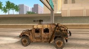 Hummer H1 из COD MW 2 v2 para GTA San Andreas miniatura 2