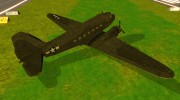 C-47 Skytrain для GTA San Andreas миниатюра 4