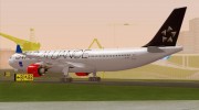 Airbus A330-300 Scandinavian Airlines SAS Star Alliance Livery for GTA San Andreas miniature 5