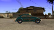 VW Fusca Gremio для GTA San Andreas миниатюра 5
