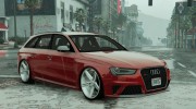 Audi RS4 Avant 1.1 for GTA 5 miniature 1