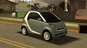 2012 Smart Fortwo Electric (Low Poly) для GTA San Andreas миниатюра 1
