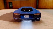 Lamborghini Aventador для GTA San Andreas миниатюра 4