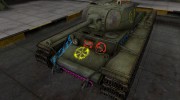 Качественные зоны пробития для КВ-1С para World Of Tanks miniatura 1