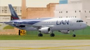 Airbus A320-200 LAN Airlines (CC-BAT) для GTA San Andreas миниатюра 4