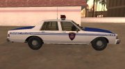 Chevrolet Caprice 1987 NYPD Transit Police Versão Editada для GTA San Andreas миниатюра 6