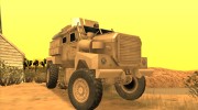 MRAP Cougar 4x4 для GTA San Andreas миниатюра 1
