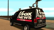 Ford E150 - Fox 11 News Van для GTA San Andreas миниатюра 5