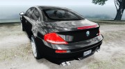 BMW M6 2010 for GTA 4 miniature 3