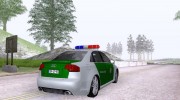 Audi RS 4 Polizei para GTA San Andreas miniatura 4