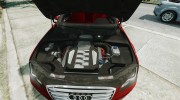 Audi A8 2010 V8 FSI для GTA 4 миниатюра 14
