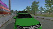 Volkswagen Amarok - Дорожный патруль para GTA San Andreas miniatura 4