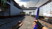 Blue&black Knife-Recolor para Counter-Strike Source miniatura 1