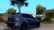 Subaru Imreza WRX для GTA San Andreas миниатюра 4