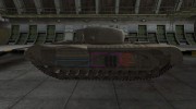 Контурные зоны пробития Churchill VII для World Of Tanks миниатюра 5