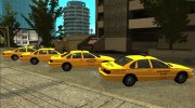 Declasse Premier Classic Taxi для GTA San Andreas миниатюра 5