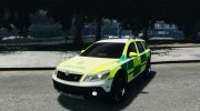 Skoda Octavia Scout Paramedic для GTA 4 миниатюра 1
