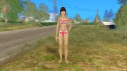 Bikini Girl для GTA San Andreas миниатюра 5
