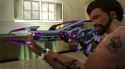 Famas Black Widow - Purple para GTA San Andreas miniatura 3