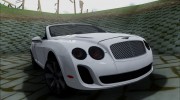 Bentley Continental SS для GTA San Andreas миниатюра 1
