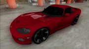 Dodge Viper GTS для GTA San Andreas миниатюра 3
