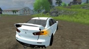 Mitsubishi Lancer Evolution v 2.0 for Farming Simulator 2013 miniature 6