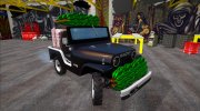 Jeep Willys CJ-5 Cafetero для GTA San Andreas миниатюра 2